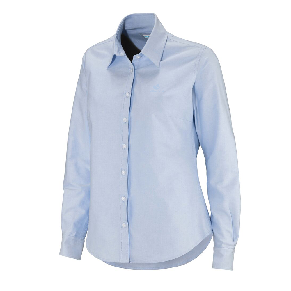 Oxford Shirt L/S Lady Lt Blue