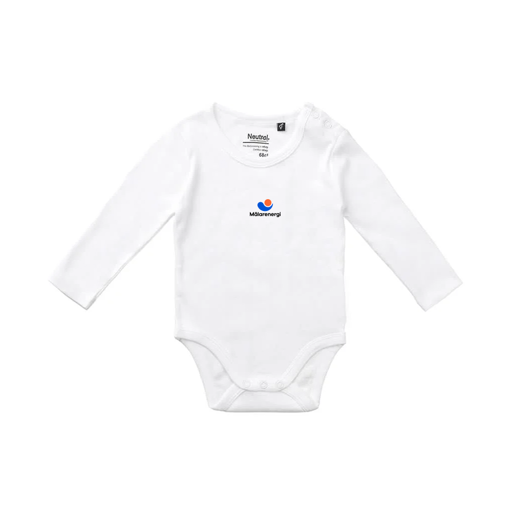 Babies Long Sleeve Bodystockings White