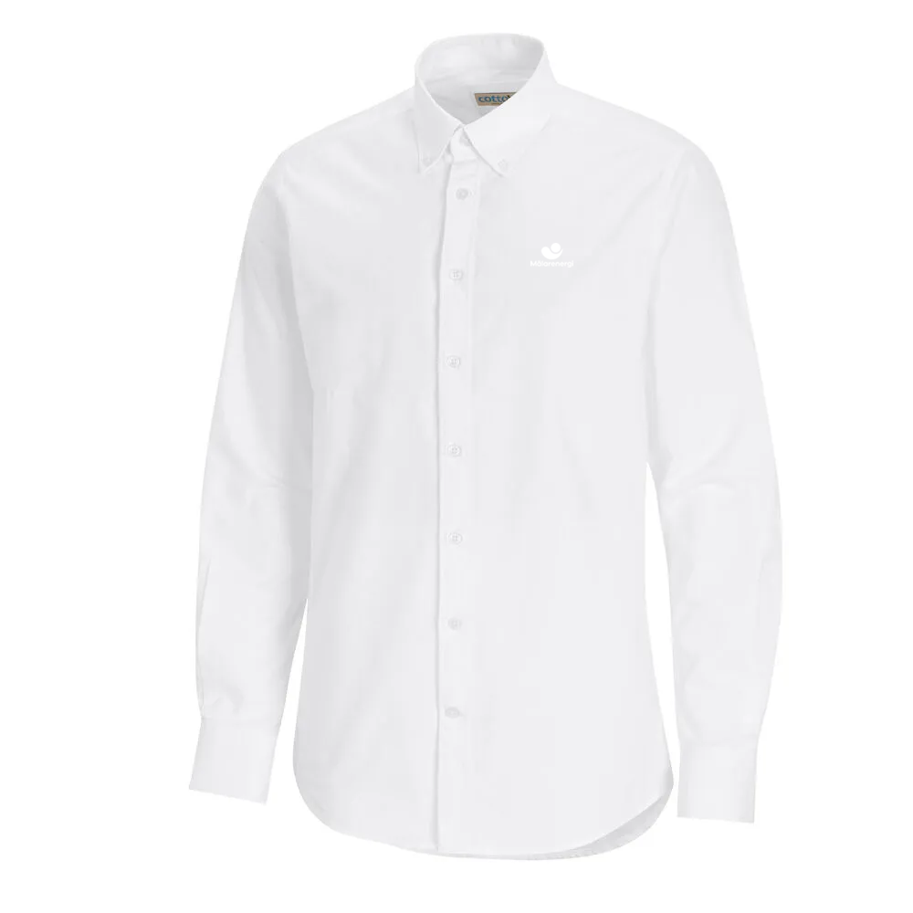 Oxford Shirt L/S Man White