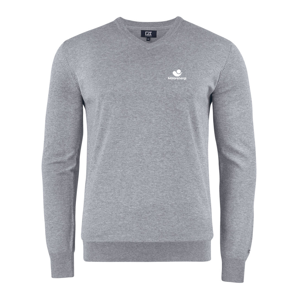 Oakville V-neck Men Grey melange