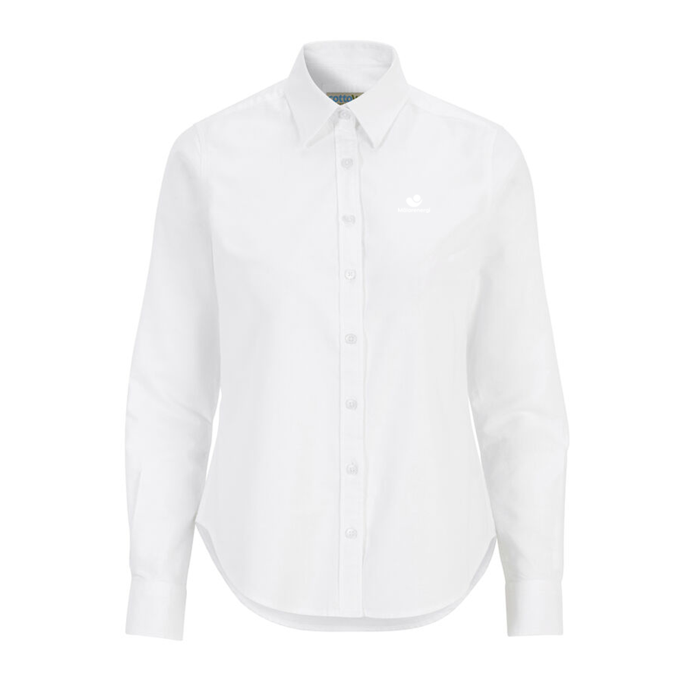 Oxford Shirt L/S Lady White