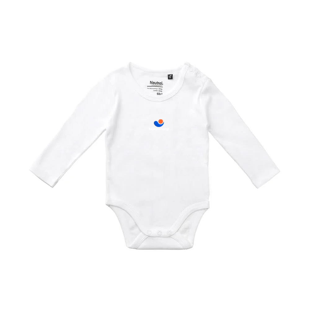 Babies Long Sleeve Bodystockings White